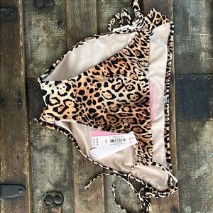Victoria's Secret Leopard Print Bikini Bottom